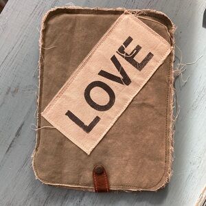 Vintage addiction LOVE tablet or iPad case